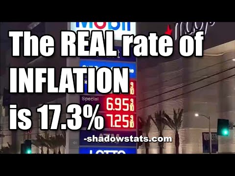 , title : '"The REAL Rate of INFLATION is 17.3%" - shadowstats.com'