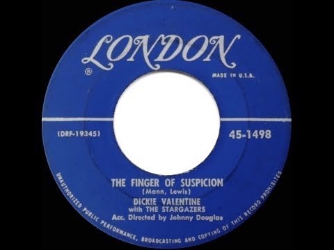 1955 HITS ARCHIVE: The Finger Of Suspicion - Dickie Valentine & The Stargazers (a #1 UK hit)
