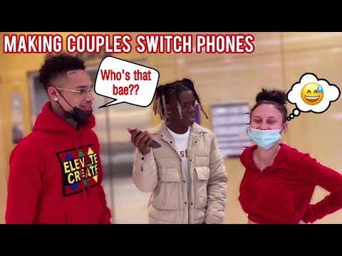 Making Couples Switch Phones Loyalty Test 3 💔 Public Interview