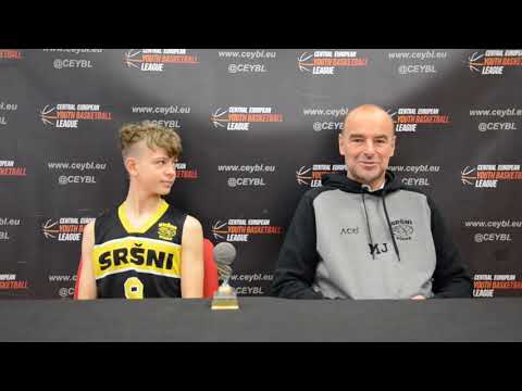 CEYBL U13 - Press conference, 23.10.2022, Slávia Trnava - Sršni Písek