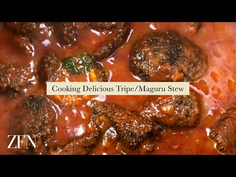 How To Cook Tripe/Maguru Stew | Simple Dinner Recipe | Zim Food Network