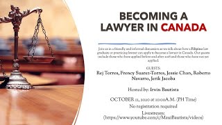 How To Be A Lawyer In Canada