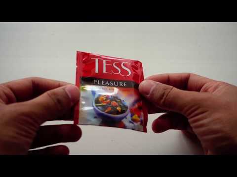 How to simply open TESS Pleasure tea bag , FIRST Impression