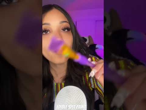 THE PAINT IS EDIBLE #asmr #fyp