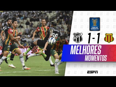 Gols e lances de Ceará x Sampaio Corrêa