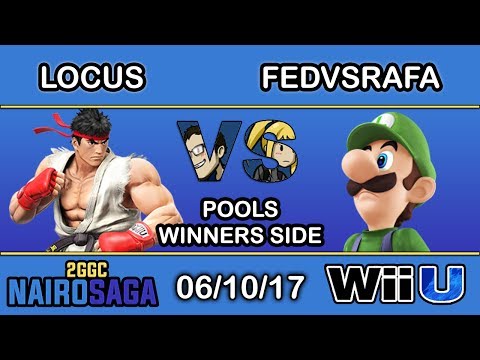 2GGC: Nairo Saga - Locus (Ryu) Vs. MFC | FedVsRafa (Luigi) - Pools Winners Side