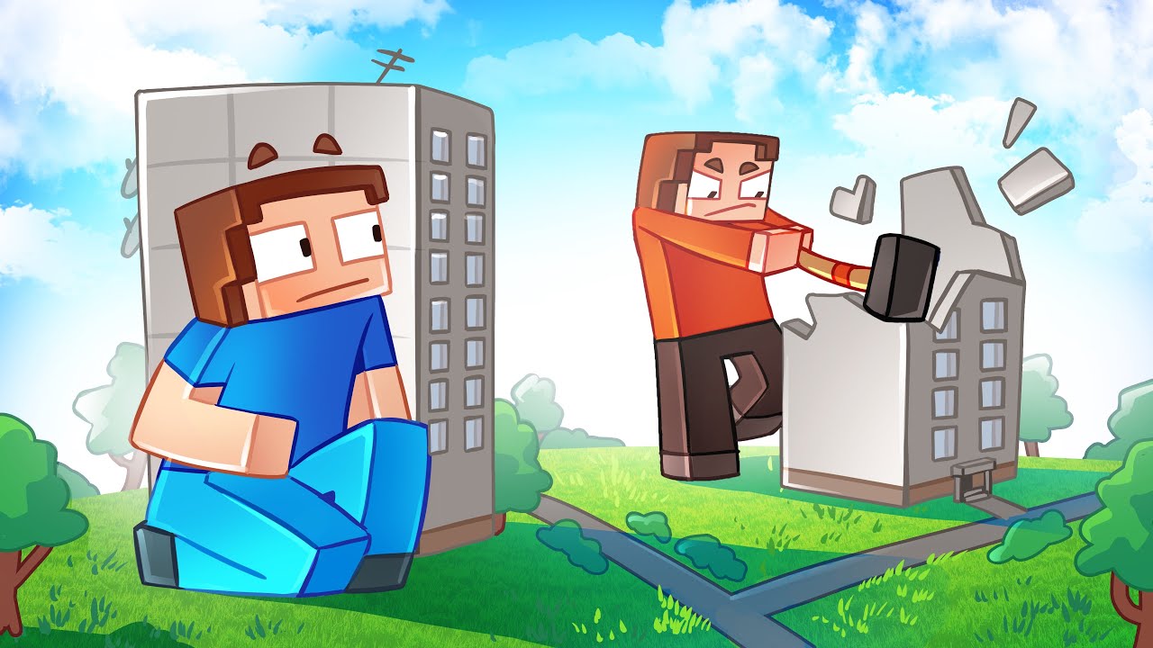 САМАЯ МАЛЕНЬКАЯ КАРТА!!! УГАРНЫЕ ПРЯТКИ С РАЗРУШЕНИЯМИ!!!