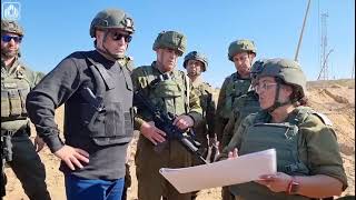 מנכ"ל משרד הביטחון קיים הערכת מצב על התקדמות העבודות לחיזוק מרכיבי ההגנה בגבול רצועת עזה (עדכוני משרד הביטחון) - התמונה מוצגת ישירות מתוך אתר האינטרנט יוטיוב. זכויות היוצרים בתמונה שייכות ליוצרה. קישור קרדיט למקור התוכן נמצא בתוך דף הסרטון