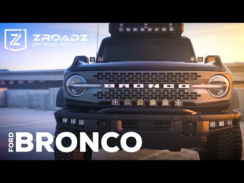 Ford Bronco gets offroad ready with Roof Rack, Side Steps and LED mounting solutions