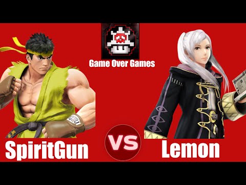 Game Over Games - Spiritgun (Ryu) VS Lemon (Robin) SSB4 Singles
