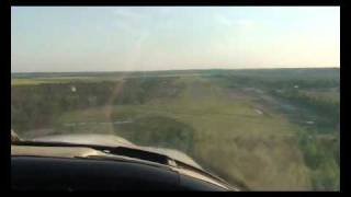 preview picture of video 'Piper Cherokee landing in Arkadelphia, AR (M89)'