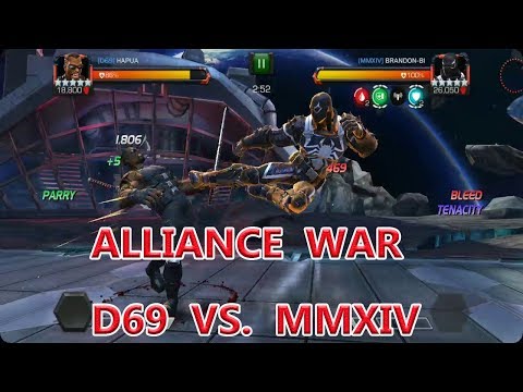 D69 VS MMXIV  SEASON 3 ALLIANCE WAR marvel contest of champion