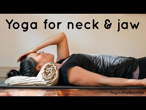 Yoga for the neck & jaw | deep tension release | 25min |