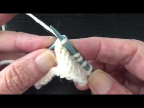 How to Knit SSK Decrease Continental Style