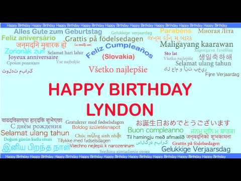 Lyndon   Languages Idiomas - Happy Birthday