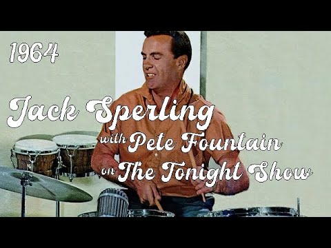 Pete Fountain on The Tonight Show with Johnny Carson 4/21/1964 "Avalon" | Drummer Jack Sperling NYC