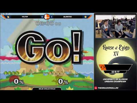 [House of Paign XV] Blendtec (Peach) vs. Volton (Fox) SSBM Singles Pools