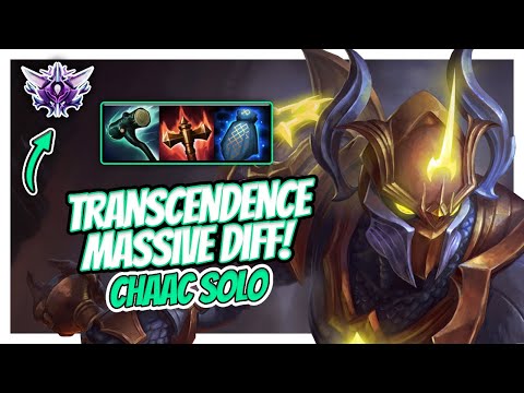 ROAD TO MASTERS: TOP DAMAGE GAME! WHO SAID LATE GAME CHAAC IS BAD? - Smite Ranked Chaac solo