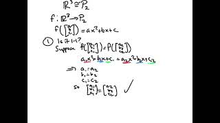 Vector Space Isomorphisms