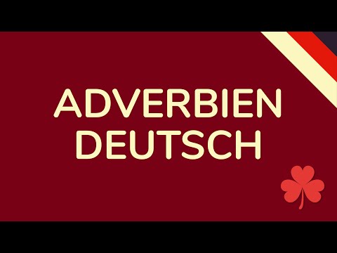 ADVERBIEN DEUTSCH einfach erklärt (animiert) 🇩🇪