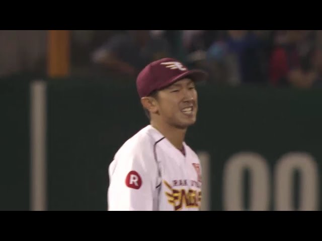 【8回表】イーグルス・哲朗が一発放った直後に守備でも魅せた!! 2016/7/5 E-F