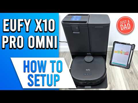 How to Setup eufy X10 Pro Omni Robot Vacuum & Mop. Connect to iPhone & Map Your House