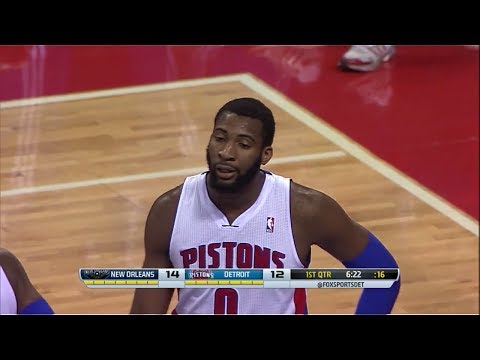 2014.01.24 - Andre Drummond Full Highlights vs Pelicans - 21 Pts, 20 Reb, 2 Blocks