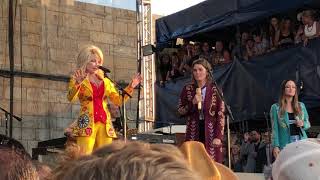 Dolly Parton sings ‘Just Because I’m a Woman’ with Brandi Carlile and the Highwomen at Newport Folk