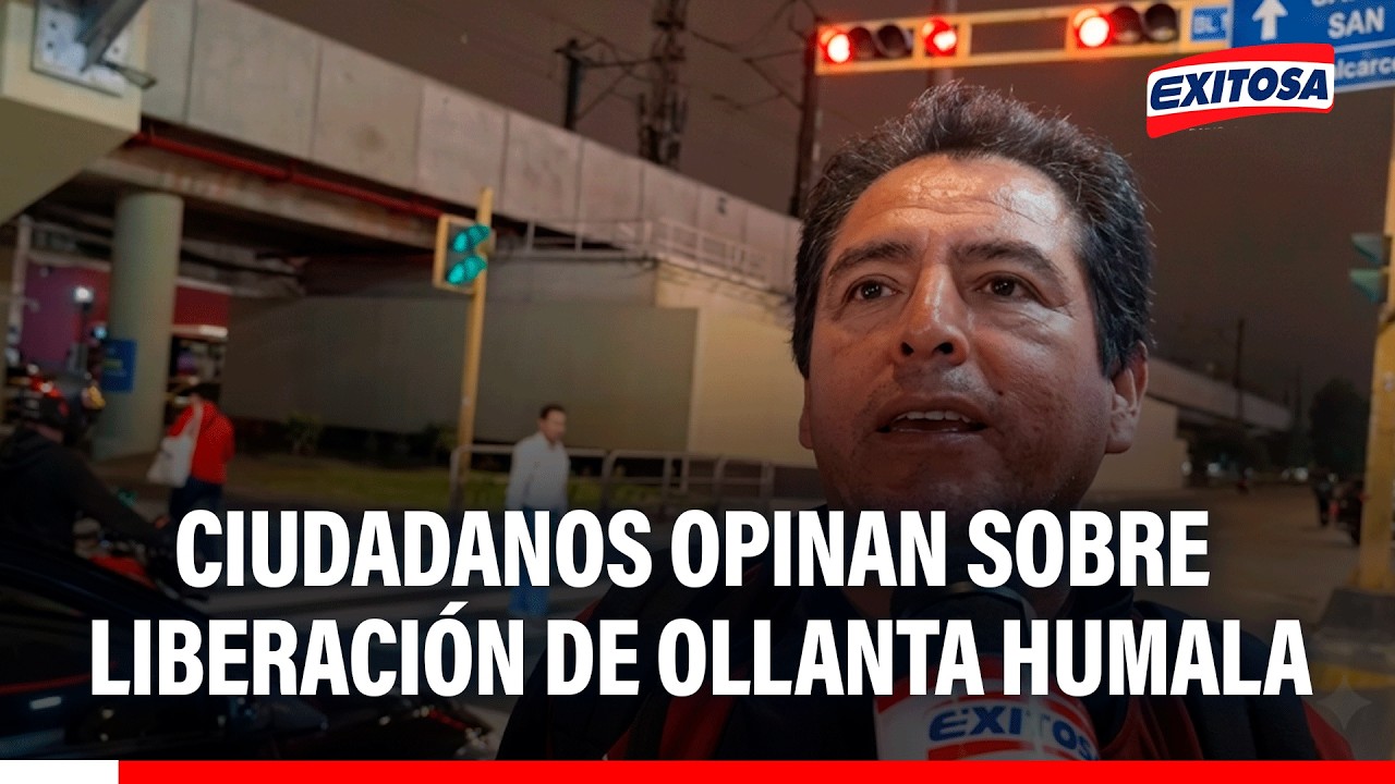 🔴🔵 Ciudadanos opinan sobre la excarcelación del expresidente Ollanta Humala