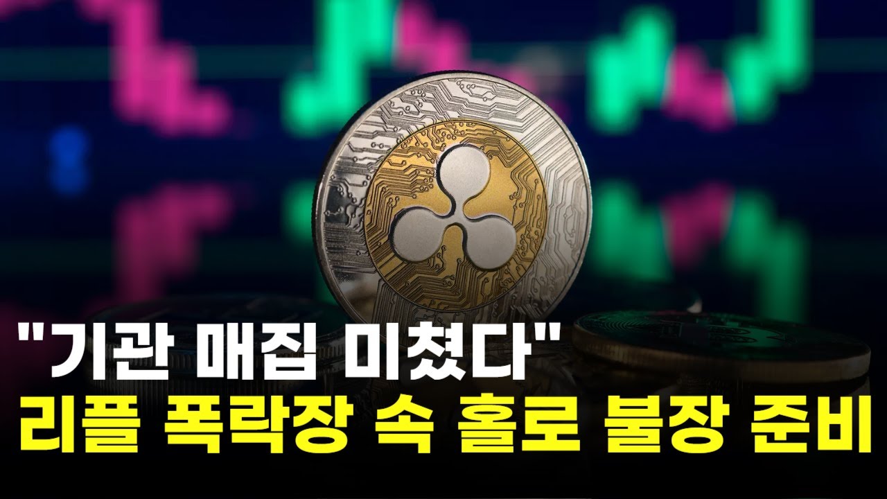 리플, 기관 매집 미쳤다…폭락장 속 홀로 불장 준비