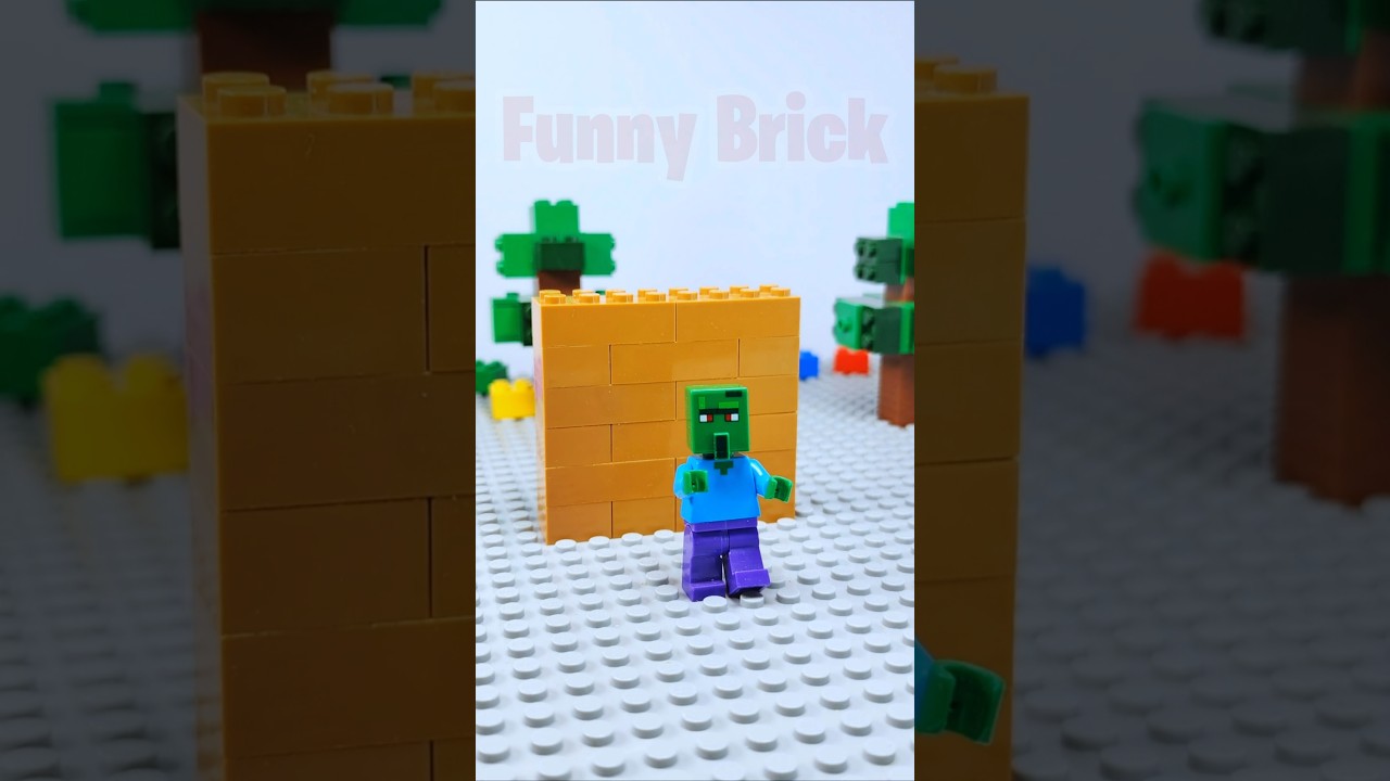 Minecraft zombie villager!🧟‍♂️ Lego minifigure print!