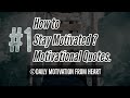 How To Stay Motivated Motivationalquotes