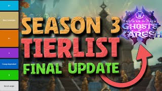 Progressive TIERLIST Season 3 - Final Pre-Season Update - RANKING ALL CLASSES - Patch 11.2 | TWW