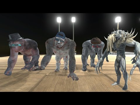 INFERNALS CHALLENGE GORO BROTHERS + PRIMATES - ANIMAL REVOLT BATTLE SIMULATOR