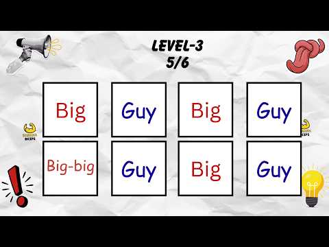 Big Guy Easy Say The Word On Beat Challenge 88 | EASY MEDIUM HARD | Fast Rhythm Test |