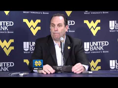 Mike Brey Post Game Press Conference vs. W. Virginia - Feb. 8, 2012