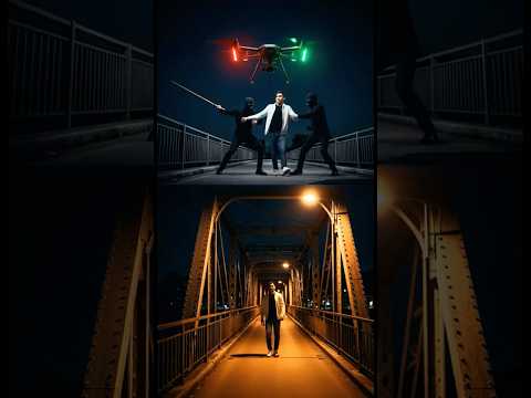 ड्रोन चोर पुल पर चोरी करते रंगे हाथ पकड़े गए #chor #chori #drone #dron #shorts #viralvideo