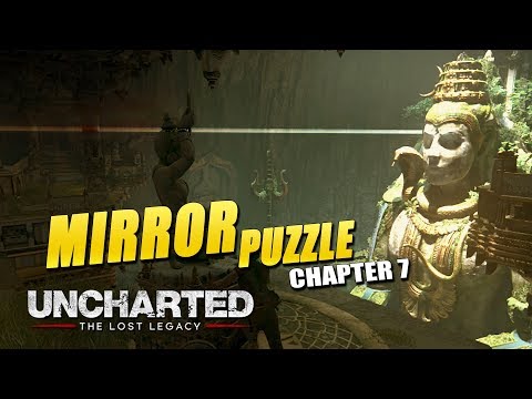 Uncharted: The Lost Legacy - Shiva Mirror Puzzle in Chapter 7 (Mirror Room Puzzle)