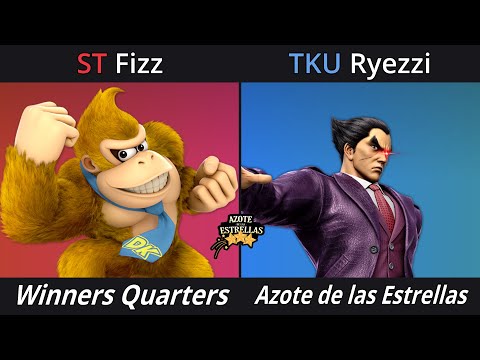 Azote de las Estrellas 10 - Winners Quarters Final - Fizz (Donkey Kong) vs Ryezzi (Kazuya)