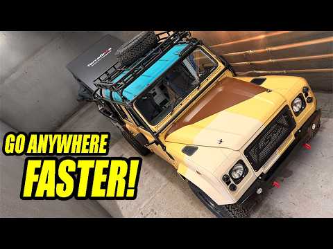 Fitting sports seats and hi flow air intake for a faster ride in the Land Rover Thumbnail
