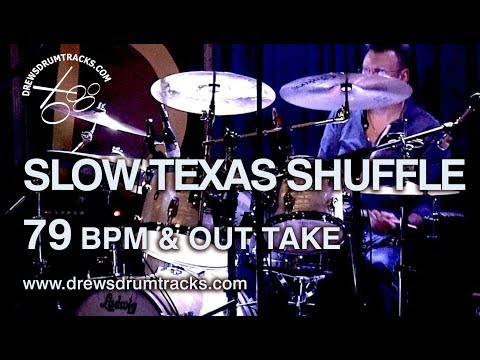 Drum Track 79 BPM Shuffle with fun at the end!