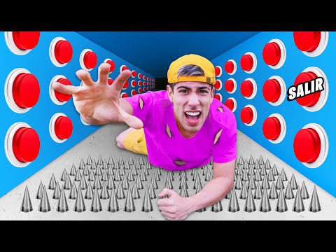 100 BOTONES INFINITOS SOLO UNO PARA ESCAPAR !!