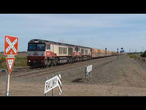 SCT 7PM9 Freight Train With CSR Class Locomotives - PoathTV Australian Trains & Railways