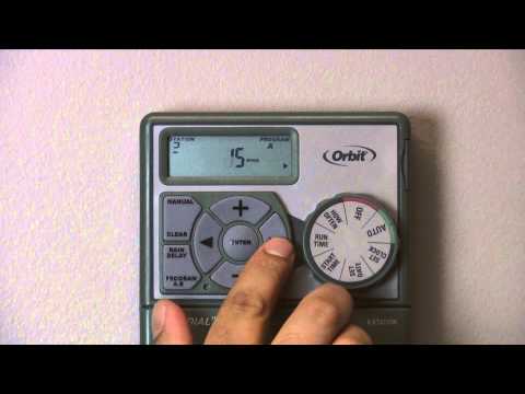 How to Program an Orbit Easy Dial Timer - Advanced Programming