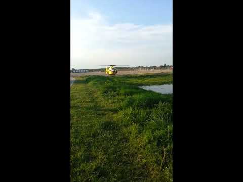 Opstijgen traumahelikopter Assendelft Dudenpark