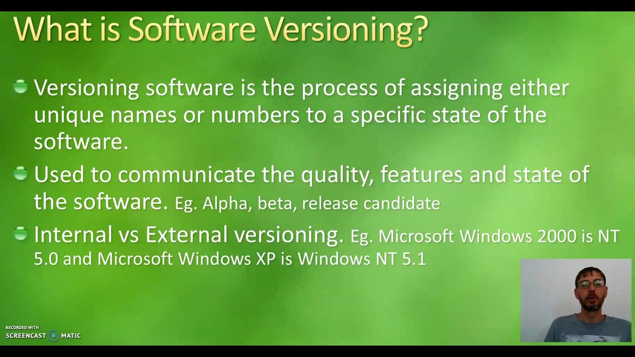Q9. Software Versioning