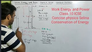 work energy and power class 10 icse || selina || Concise physics | Conservation of energy || physics