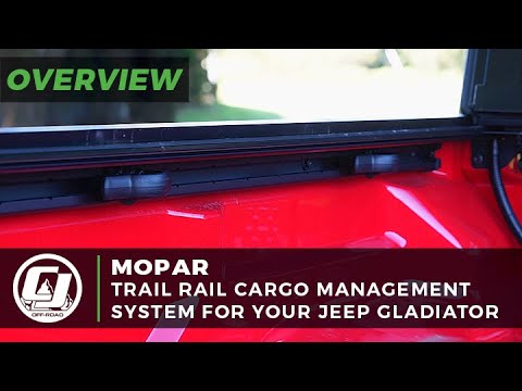 2020 Jeep Gladiator | Mopar Trail Rail Cargo Management System