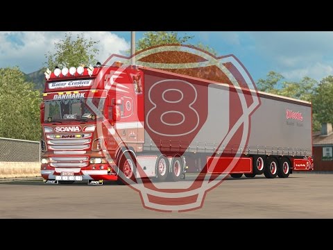 ETS 2 Scania V8 sound version \8/