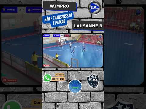 CANHOTO GOLAÇO WIMPRO X LAUSANNE B AO VIVO FPFS SUB 16 TV FALANDO